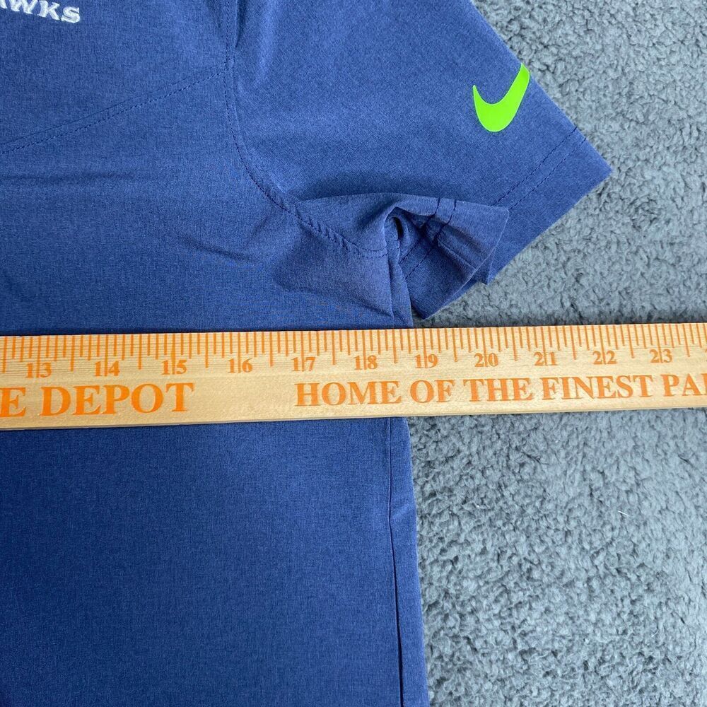 Nike NFL Seattle Seahawks Womens Dri Fit Golf Polo Wicking Stretch Preppy Size M - Picture 4 of 9
